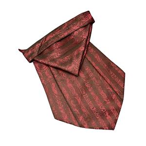 <b>Burgundy</b> Cravat <b>Tie</b> - Product Image 3