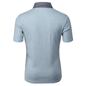 เสื้อโปโลแฟชั่นใหม่คุณภาพสูง ผลิตในปากีสถาน เสื้อโปโลชายสำหรับตีกอล์ฟ ดีไซน์เรียบง่าย เสื้อโปโลชาย - Product Image 3