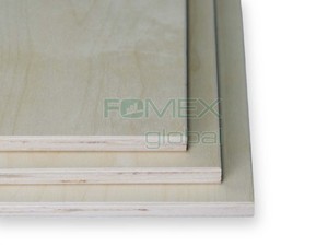 Contreplaqué commercial en bouleau de première qualité FOMEX GREEN WOOD, épaisseur 5-24 mm, E1, usage intérieur, surface d'un côté - Product Image 2