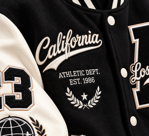 Chaqueta Varsity para Hombre, Bordada con Parches, Estilo Letterman, Vintage, Universitaria, de Béisbol, Bomber, Streetwear, Personalizada, Premium - Product Image 6