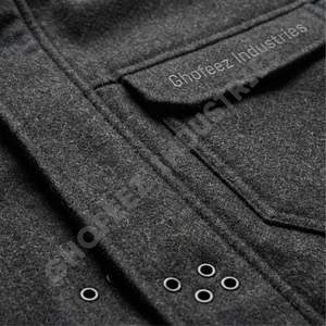 Veste de chasse en laine Mackinaw de qualité supérieure, 100% laine vierge, tissu silencieux, camouflage, pour les positions en arbre par temps froid - Product Image 5