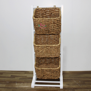 Cestas tejidas de la fábrica Artex Dong Thap, organizador de gabinete deslizante, estantes de almacenamiento, estanterías de baño, unidades de búsqueda específicas - Product Image 3