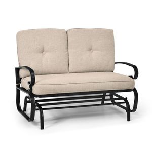 Dondolo da Giardino a 2 Posti con Cuscini Confortevoli, Altalena Sospesa per Esterni - Product Image 1