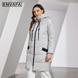 OEM ODM Women <b>Long</b> Hooded Thin <b>Coat</b> with Zipper <b>Lightweight</b> Windproof Casual Solid Spring Fashion Outerwear Jacket Wholesale - Product Image 3