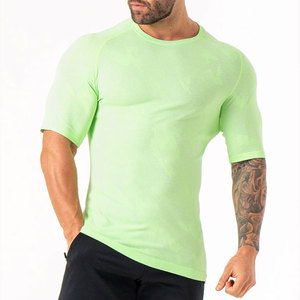 Camiseta Deportiva de Compresión para Gimnasio, de Alta Calidad, Elástica, Manga Corta, Corte Regular, Color Personalizado, 100% Algodón - Product Image 1