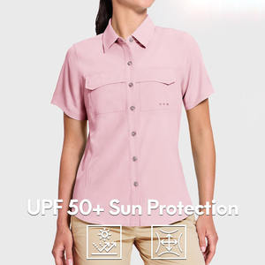 Camisetas de Pesca para Mujer, Transpirables, 100% Poliéster, Anti-UV 50+, de Secado Rápido, con Logotipo Personalizado, en Oferta - Product Image 3