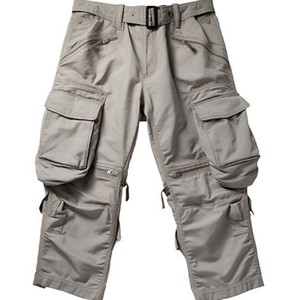 Pantalon cargo décontracté pour homme, coupe droite, 100% coton, taille haute, léger, avec plusieurs poches - Product Image 6