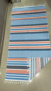 Yarn Dyed Fouta <b>Beach</b> <b>Towel</b> Pareo Manufacturer Front side Polyester Cotton Scarf Back Side <b>Towel</b> 2-in-1 - Product Image 5