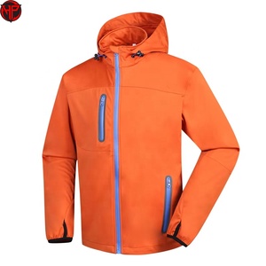 Chaqueta con Capucha de Softshell Personalizada para Exteriores, Transpirable e Impermeable, con Cuello Alto, Chaquetas de Softshell con Tejido Recubierto - Product Image 2