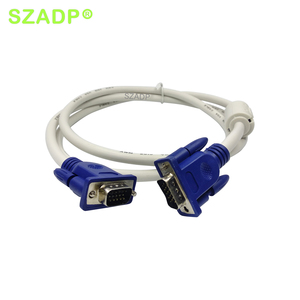 VGA Để VGA 3 + 2 Cáp Nam Để Nam Cáp Kết Nối Cáp 15 Pin Màu Xanh Đa Phương Tiện Cổ Đồng Trục Cho Màn Hình Máy Tính HDTV 1.5M Dây - Product Image 4