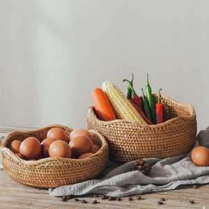 Wholesale Luxury Handmade Rattan and Nacre Serving <b>Tray</b>, Perfect for Food and <b>Breakfast</b>, Rustic Mother of Pearl Serving <b>Tray</b> - Product Image 5