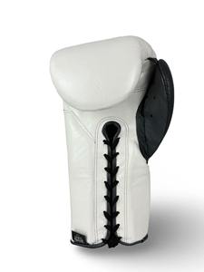 No Boxing No Life Gants de boxe professionnels en cuir de vachette à lacets, rembourrage épais à 4 couches, doigts entièrement protégés, évacuation de l'humidité - Product Image 5