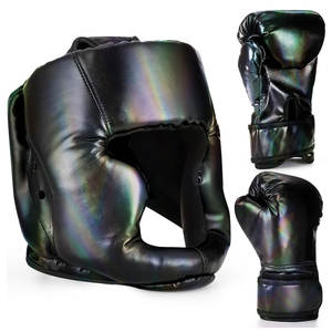 Ensemble de casque de boxe et de gants de 6 oz pour enfants, équipement de sparring haut de gamme pour la boxe, le kickboxing, le Muay Thai, le BJJ, le karaté et la lutte - Product Image 1