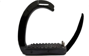 เหล็กยึดอานม้า EXTREME Horse Safety Stirrup Irons – สีดำ, ตัวล็อคแบบปลดเร็ว ทำจากอะลูมิเนียม ขนาด 4.75 นิ้ว - Product Image 6