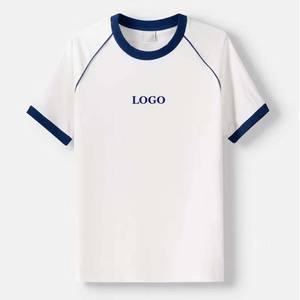 <b>Shirt</b> High Quality 260GSM 100% Cotton Solid Vintage Style Short Sleeve Crew Neck Eco-Friendly Low MOQ Fast Custom Logo OEM - Product Image 6