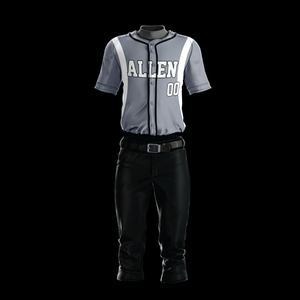 Vente en gros personnalisée 2026 Nouveaux ensembles de maillots et pantalons de baseball par sublimation, uniformes complets de softball et de baseball - Product Image 4