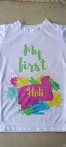 Happy Holi A Festival Of Colors t-shirt court tendance - Product Image 5