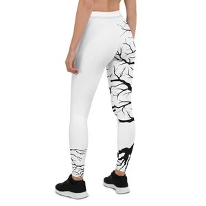 Leggings de sport pour femmes, taille haute, ajustés, de qualité supérieure, design par sublimation, taille adulte, pour l'entraînement - Product Image 2
