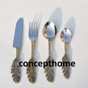 Juego de Cubiertos de Acero Inoxidable Premium para Hogares Elegantes - Diseño Moderno y Lujoso, Artículos Esenciales para la Mesa Personalizables - Product Image 3