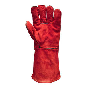 Guantes de Soldadura de Cuero Vacuno, Impermeables, Antideslizantes, Duraderos, Personalizables, Resistentes al Calor - Product Image 6