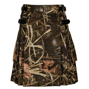 Kilt tactique écossais pour hommes, kilt utilitaire, design camouflage personnalisé, Highland 2026 - Product Image 2