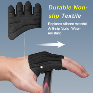 Professional Fingerless Gloves For Gym Fitness And Outdoor Activities Breathable Material With Padded Palm For Comfort In Summer - Product Image 4