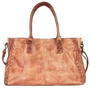 Bolso Tote de Otoño para Mujer, Estilo Bohemio, Marca Rodeo International, con Detalles Florales y Borlas, en Cuero Genuino, Color Personalizable, Gran Venta - Product Image 2