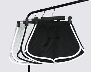 กางเกงขาสั้นกีฬาผู้ชายผ้าฝ้าย 100% ระบายอากาศได้ดี เอวยางยืด มีเชือกผูก เหมาะสำหรับออกกำลังกาย วิ่ง วัสดุออกซ์ฟอร์ด เอวสูง ไซส์ใหญ่ - Product Image 2