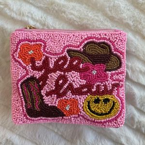 Elegant Handmade Embroidered Beaded Coin Pouch Compact <b>Wallet</b> for <b>Travel</b> Shopping and Everyday Carry - Product Image 5