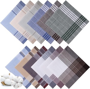 Mouchoir en coton de qualité supérieure, mouchoir de poche en coton doux, mouchoir classique pour homme, mouchoir élégant en coton, mouchoir de poche ultra doux - Product Image 1