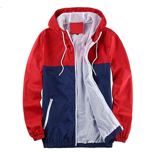 Chaqueta Cortavientos Casual de Invierno para Hombre, con Cierre, Capucha de Nailon y Logotipo Personalizado - Product Image 2