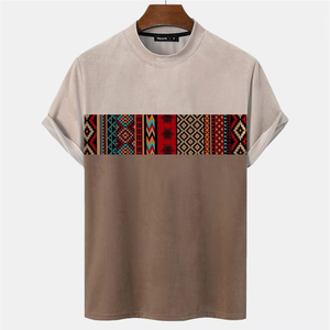 เสื้อยืดผู้ชายสีพื้น ผ้าฝ้าย 100% คุณภาพสูง รุ่นใหม่ น้ำหนักมาก เป็นมิตรกับสิ่งแวดล้อม สำหรับผู้ใหญ่ - Product Image 1