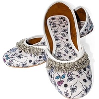 Dernières créations de chaussures brodées à la main, ornées de perles, style indien pakistanais, sandales Khussa Jutti, mode élégante pour filles, mariage
