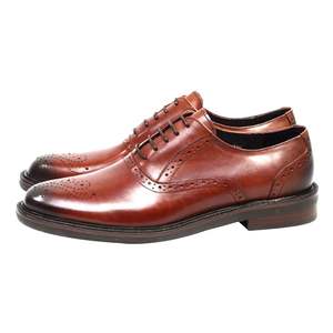 Zapatos de Cuero para Hombre, Formales, con Punta Redonda, Clásicos, de Negocios, Cómodos, con Cordones, Calzado de Vestir, Venta al Por Mayor, Suministro Global - Product Image 1
