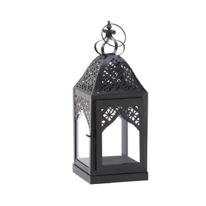 Nouvelle Arrivée : Lanterne Antique Faite à la Main pour Jardin et Intérieur, Noire, Suspendue, pour Bougies, Taille et Forme Personnalisables - Product Image 2