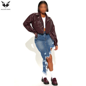 New 2026 Women's PU Leather <b>Quilted</b> Waterproof Eco-Friendly Casual Streetwear Tops & Jackets with Belted Design - Product Image 2