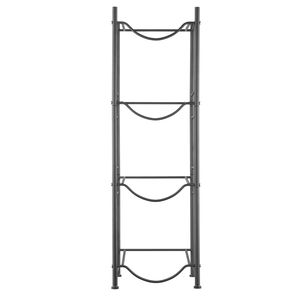 Portabottiglie d'acqua a 4 livelli per carichi pesanti, porta borracce da 5 galloni, scaffale singolo per 4 bottiglie, portaoggetti multiuso - Product Image 3