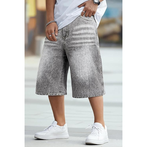 Proveedor de Pantalones Cortos de Mezclilla con Logotipo Personalizado, Estilo Acid Wash, Unisex, Streetwear, Corte Holgado, Vintage - Product Image 2