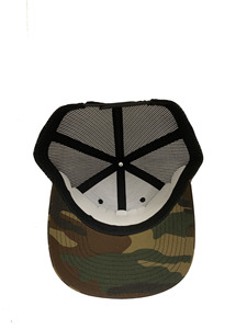 Casquette Trucker Camouflage Vierge en Gros, 6 Panneaux, Haute Qualité, avec Maille, Profil Moyen, Structurée, pour Hommes, Fabriquée au Vietnam - Product Image 5