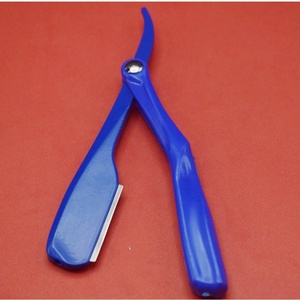 มีดโกนหนวดผู้ชายสไตล์ญี่ปุ่นมีดโกนหนวดสีฟ้าสแตนเลส - Product Image 1