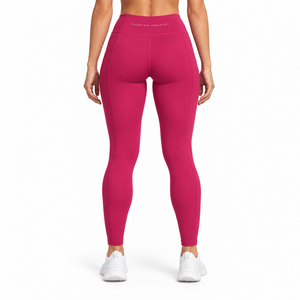 OEM-Design Großhandelspreis Damen-Leggings Fabrikgefertigt Einfarbig Hochwertige Atmungsaktive Yoga-Leggings OEM - Product Image 4