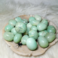 Venta al por mayor de alta calidad Natural Indonesia Chrysoprase caído Napu piedras preciosas artesanía curación cristal 20-30mm