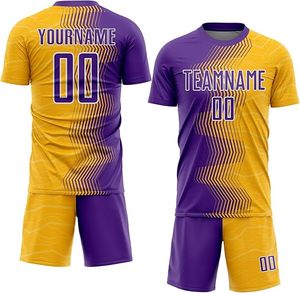 เสื้อฟุตบอลแบบซับลิเมชั่นสีม่วงชมพูลายทาง แขนสั้น ระบายเหงื่อได้ดี สำหรับทุกเพศ ทุกวัย ชุดทีม คอวี - Product Image 4