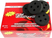 Arang Terlaris Berlubang 50MM untuk Dupa Hokkah Bakhoor Shisha