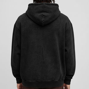 Sweat-shirts à capuche unisexe en molleton 100 % coton, grande taille, écologiques, pour l'hiver, avec logo brodé personnalisé – Vente chaude, haute qualité - Product Image 5