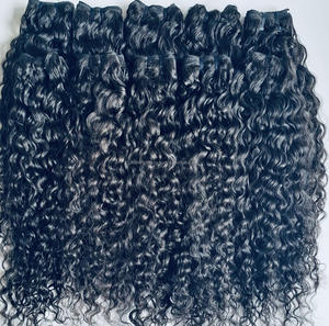 Vendeurs de paquets de cheveux vierges non transformés à cuticule en vrac Double trame extensions de cheveux humains indiens bruts birmans crépus bouclés - Product Image 4