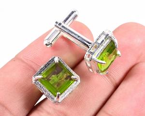 Mancuernillas Personalizadas de Lujo para Hombre |   Mancuernillas de Acero Inoxidable y Plata de Ley 925 |   Joyería al por mayor para puños de camisa de negocios y bodas - Product Image 4