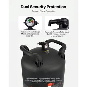 Valvola Filtro a Cartuccia per Piscina da 725 Sq.ft2, Sistema di Filtrazione per Piscina 21207GPH - Product Image 6