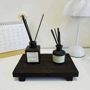 Rustic Solid Wood Decorative Pedestal <b>Tray</b> for Candles Plants Bathroom Kitchen Counter Display Wholesale made in Vietnam - Product Image 6