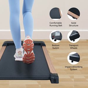 2.25HP Portable Under Desk Treadmill Compact Running <b>Walking</b> <b>Machine</b> with Remote Control <b>for</b> Home Office - Product Image 6